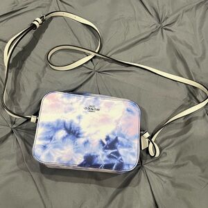 Brand new, never worn, COACH crossbody, tie dye bag, authentic